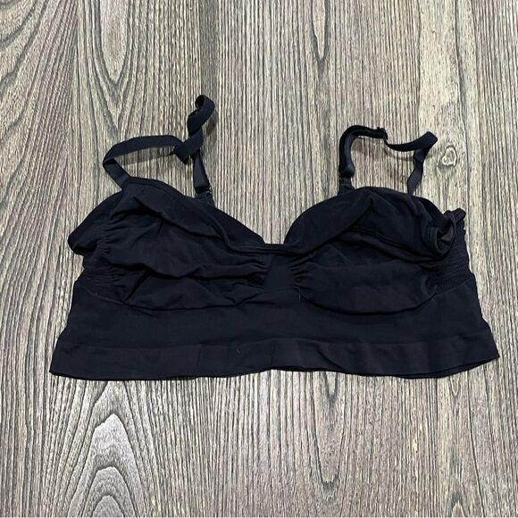 NWOT Skims Seamless Sculpt Bralette Scoop Front Neckline Pullover Black Size 4XL - Picture 1 of 3